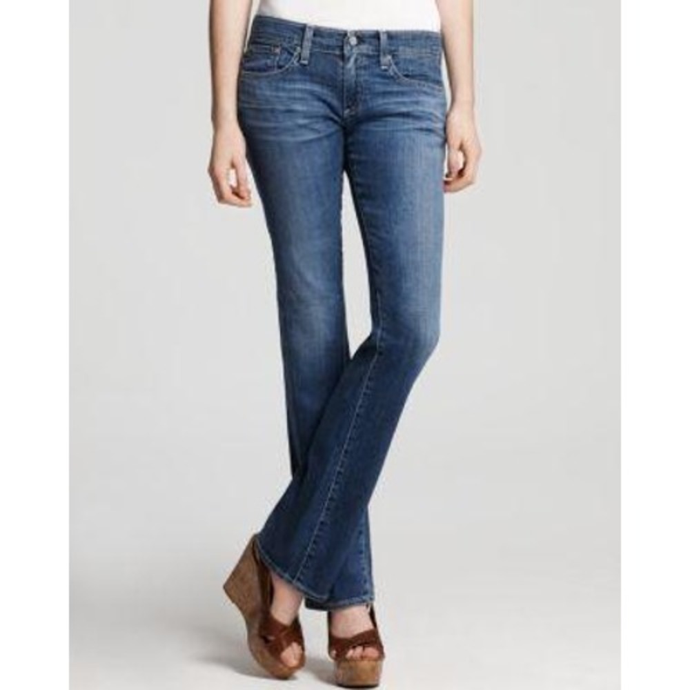 AG Adriano Goldschmied Tomboy Relaxed Straight Jeans Women 28R Blue Denim